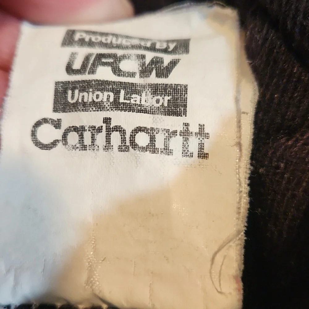 Vintage Faded Brown Hooded Carhartt Zip Front Chore Jacket - Picture 9 of 10